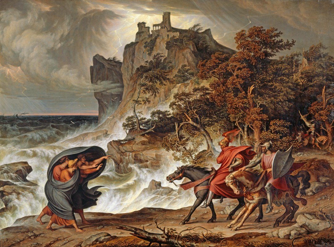 macbeth and the witches by joseph anton koch